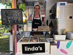 Eiswagen Linda's Ice Cream